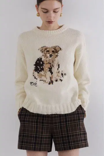 THE TOE Schloss Dog Knit M 사이즈