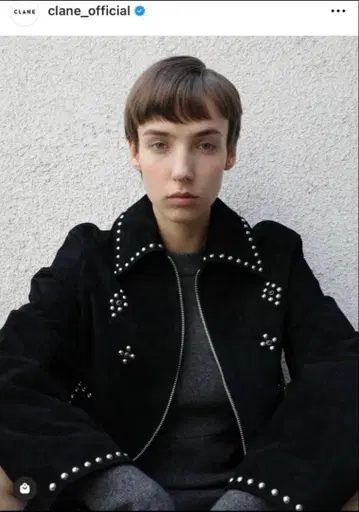 CLANE SUEDE STUDS BLOUSON 사이즈 2