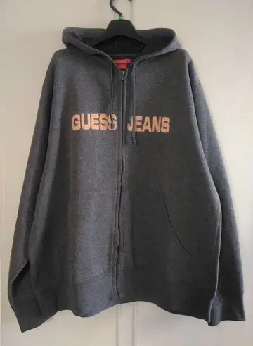 GUESS JEANS 그레이 집업 후디 후드티 S