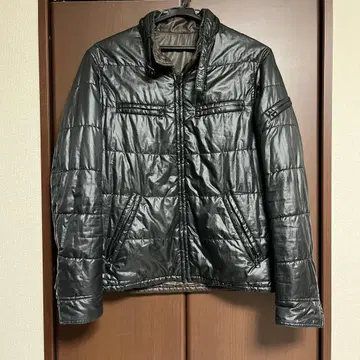 블랙 나일론 자켓