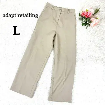 컨디션 최상 슬랙스 치노 팬츠 그레이지 L 허리밴딩 스트레이트 003