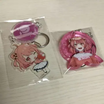 컬러풀피치 노아님 라운드원 키링 아크릴 스트랩