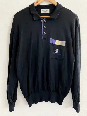 새상품급 Munsingwear 먼싱웨어 남성용 L 골프 스웨터 블랙