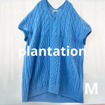 플랜테이션 plantation 니트 V넥 울