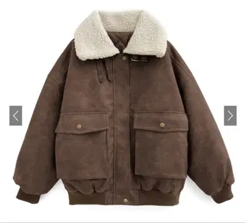 [ 미사용 새상품 ] 그레일 옷깃 2Way 가죽 자켓