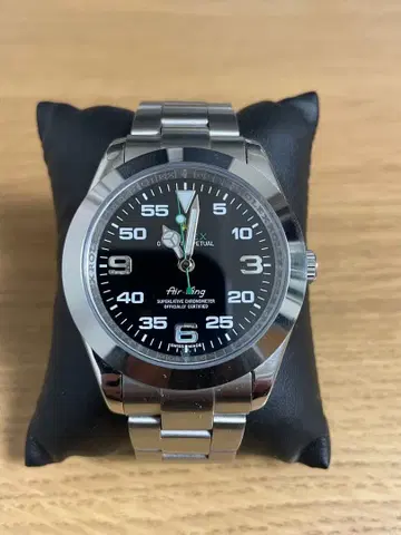 mod 커스텀 자동 손목시계 블랙