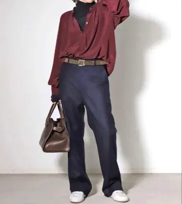 라빠르망 FLANNEL STRAIGHT PANTS 울 팬츠