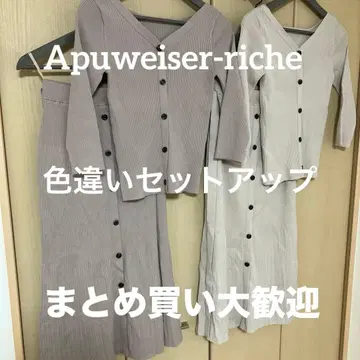 Apuweiser-riche 스커트 셋업 2점 세트