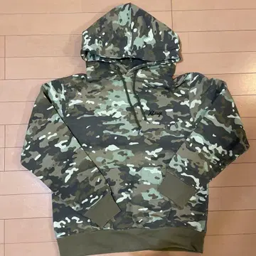 XLARGE 카모 패턴 후드 부착 후드티