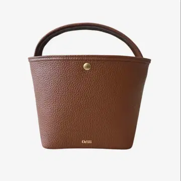 chiiiibag 슈링크 가죽 바스켓