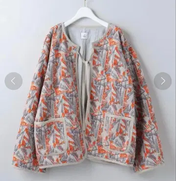 6(ROKU) 로쿠 SASHIKO MOTIF JACQUARD JACKET
