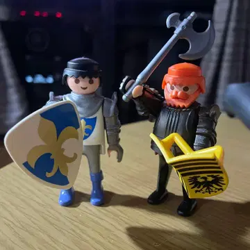 플레이모빌 전사 2개 피규어 세트