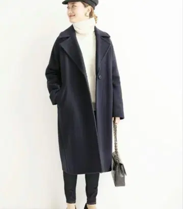 VERMEIL par iena 울 체스터 코트 MANTECO 38