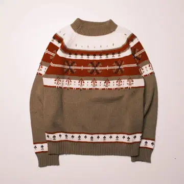 vintage 90년대 JCPenney 노르딕 무늬 스웨터