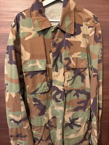 미군 US ARMY BDU 자켓 우드랜드 카모플라쥬 밀리터리