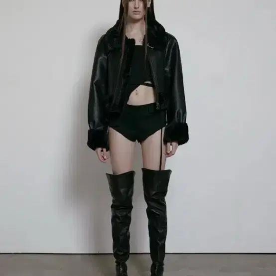 BOHEMIAN SEOUL | 보헤미안서울 Bohemian Seoul Leather Bomber Jumper