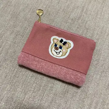 페이러 올드 테디걸 와펜 파우치 핑크