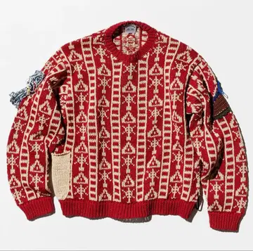 SUNSEA 27th REBUFFAT SWEATER BORDEAUX 3