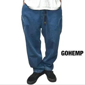 GOHEMP 헴프코튼 데님 유즈드 가공 아웃도어