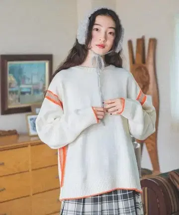 니코앤드 긴팔 니트 스웨터