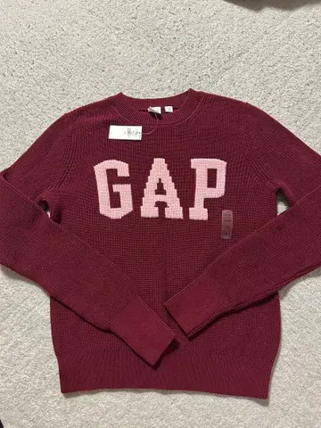 GAP 버건디 니트 스웨터 XXS