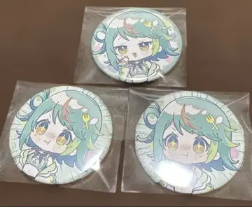 아오기리 고등학교 푸와푸와 포푸라 포푸라토 캔뱃지 2개