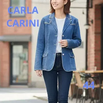 CARLA CARINI 미 실루엣 데님 자켓 G