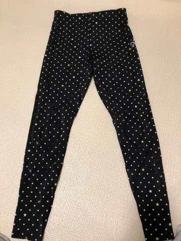 CW-X 별 패턴 도트 프린트 레깅스 M