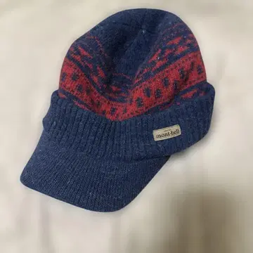 mont-bell 몽벨 울 자카드 빌캡