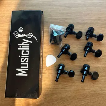 Musiclily Pro 6연 2핀 기타 락식 페그