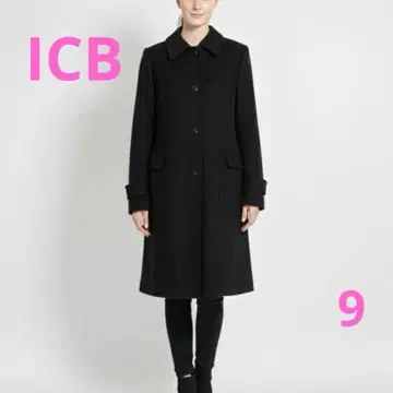 ICB 롱 코트 네이비 출퇴근 졸업식