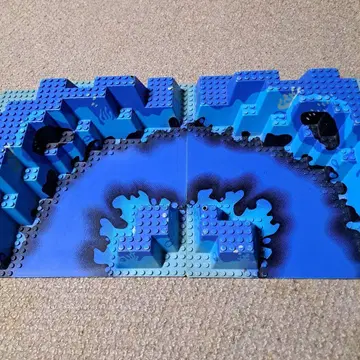 초레어 레고 해저 입체 기초판 두 장