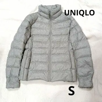 새상품급 유니클로 울트라 라이트 다운 여성용 s 체크 무늬