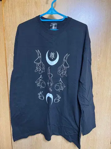 FUNKY FRUITS 긴팔 롱 T셔츠 종이접기 존귀한 서브컬처 계열