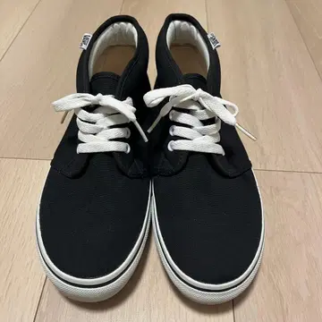 [ 새상품급 ] VANS 처카 Chukka 캔버스 블랙 25.5cm