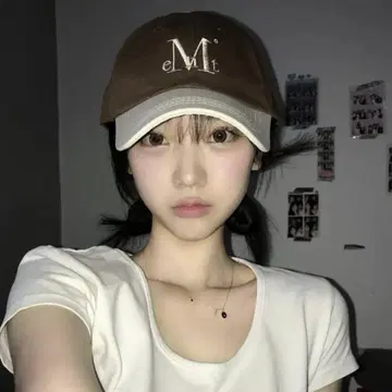 [새상품] MUCENT / 한국 / 왕홍 / 캡 / 브라운