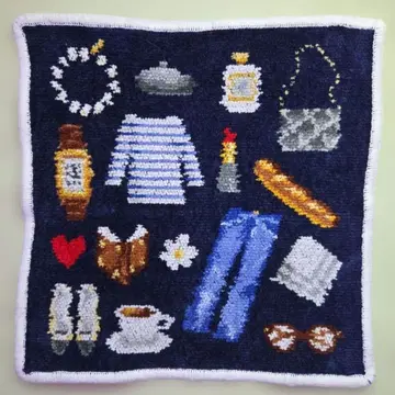 [ 중고 ] 페이러 이에나 앙팡 네이비 화이트헴