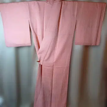 라이트 핑크 히토츠몬 이로무지 기모노 류안지 석정