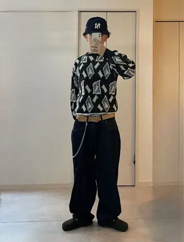 90s 디자인 니트 knit