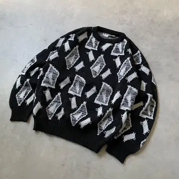 90s 디자인 니트 knit
