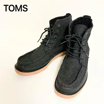 [ 새상품급 ] TOMS 톰즈 하이컷 부츠 남성용 신발 M10.5 블랙