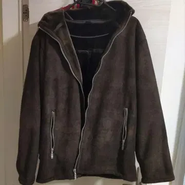 CRAPS 풀 집업 플리스 자켓 브라운