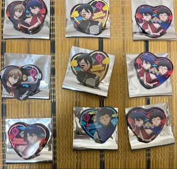 [ 낱개 판매 가능, 설명란 필독 ] 복숭아 근묵 트레이딩 하트 캔뱃지