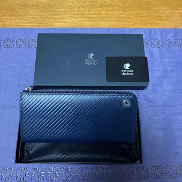 STUDIO desimo 남성용 장지갑 네이비