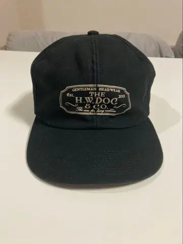 H.W.DOG & CO. 블랙 캡