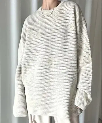 AmeriVINTAGE DISPERSE LOGO KNIT TOP