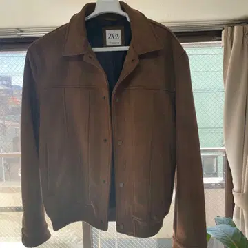 ZARA 브라운 자켓 XL