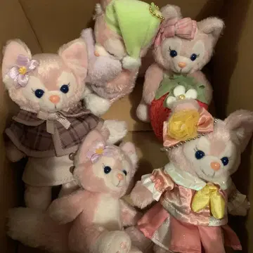 리나벨 봉제 인형 배지 봉제 인형 참 묶음 판매 세트 6체 세트