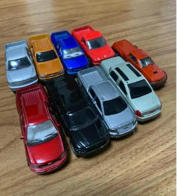 레트로 트럭 미니카 9대 세트