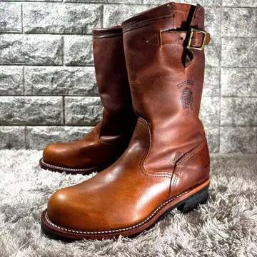 새상품급 단종 치페와 블랙 택 91066 엔지니어 부츠 스틸토 USA제